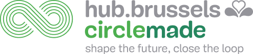 hub brussels circle made logo