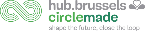 hub brussels circle made logo